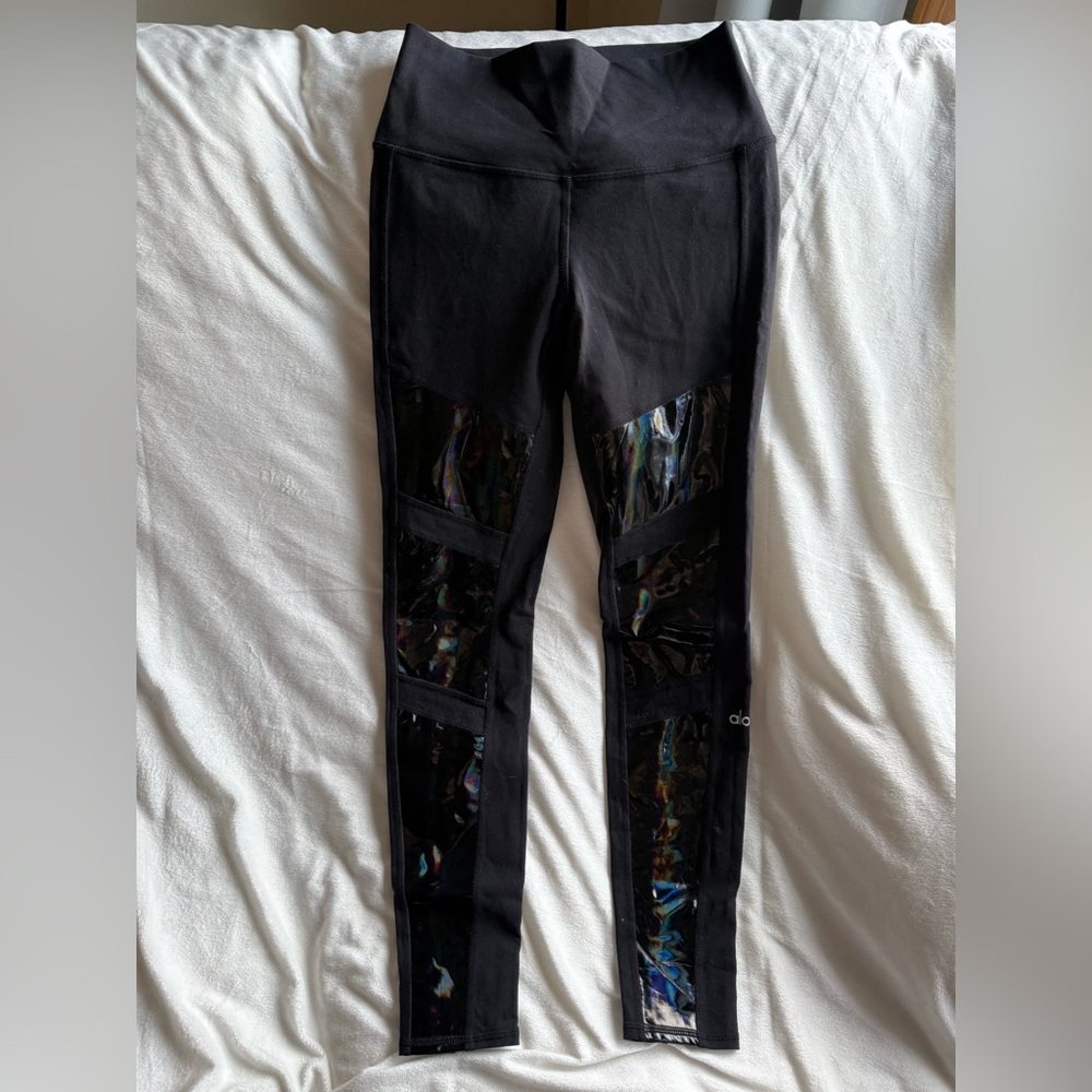 Alo Black Reflective Leggings